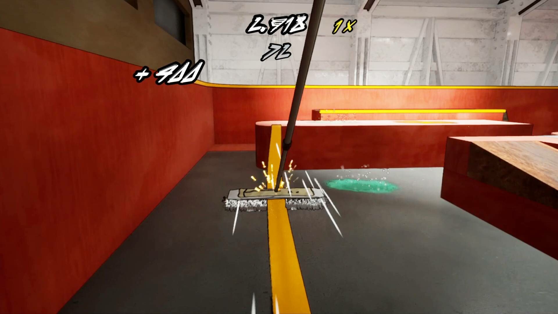 拖把滑手-Mop Skater