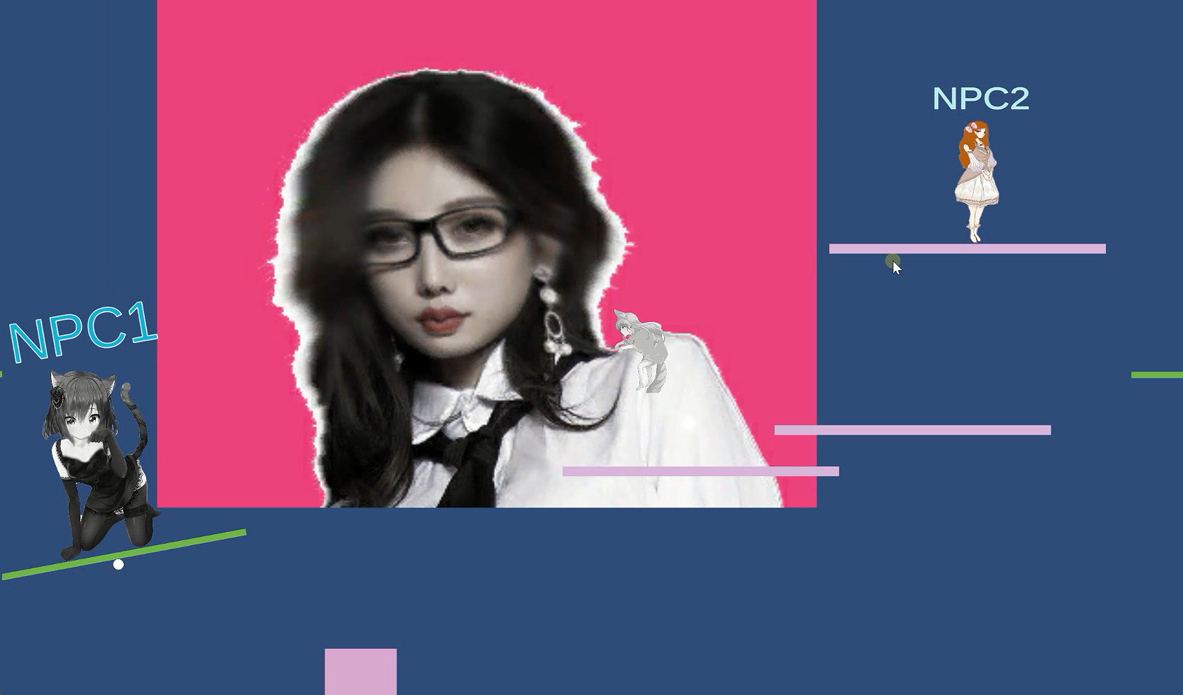 把一个NPC丢给另一个-Drop one NPC to another