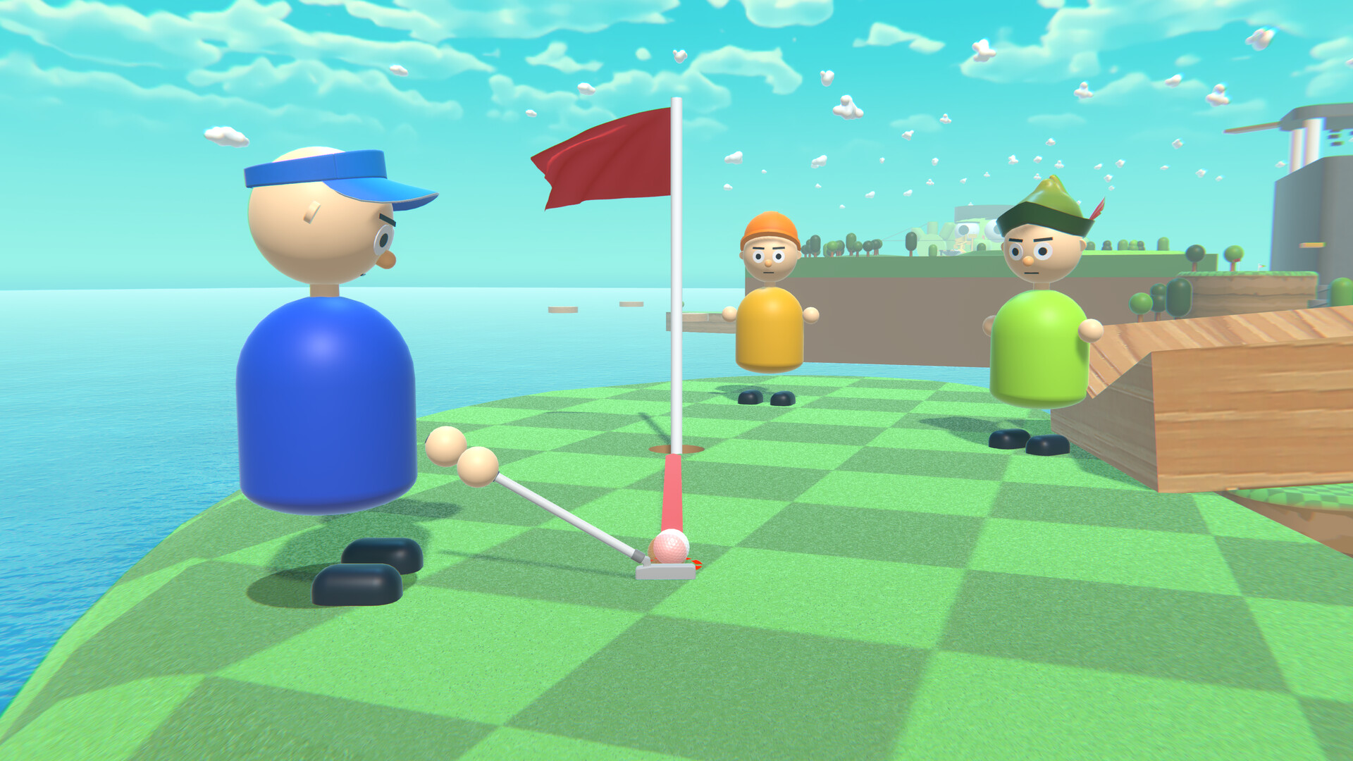 多人平台高尔夫-Multiplayer Platform Golf-支持网络联机